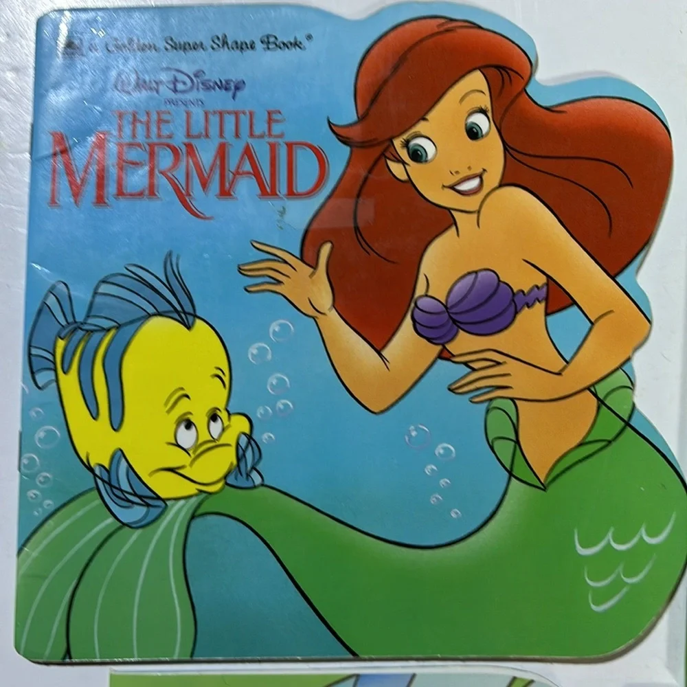 THE LITTLE MERMAID BOOK COLLECTION VINTAGE 90s Disney Flounders Gift